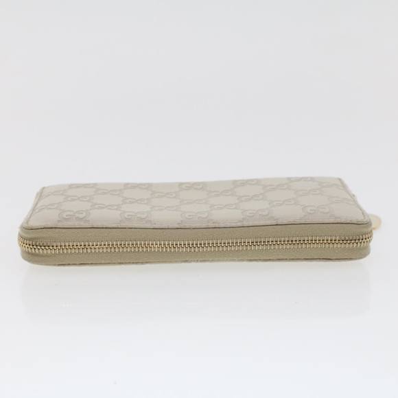GUCCI GG Canvas ssima Long Wallet White 245914 Auth am4402 - Picture 6 of 16